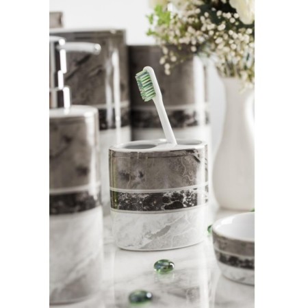 Primanova Garnsey Gri 5 Parça Banyo Seti