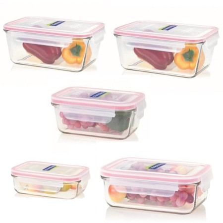 Glasslock 5 Parça Saklama Kabı Seti
