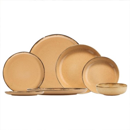 Pearl Porselen Mood Yavruağzı 12 Kişilik 48 Parça Yuvarlak Yemek Takımı 