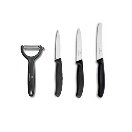 Victorinox SwissClassic Soyacaklı Siyah Bıçak Seti