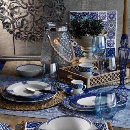 Kütahya Porselen LB24Y24309429 Leonberg 6 Kişilik 24 Parça Yuvarlak Yemek Takımı