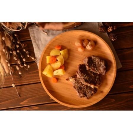 Bambum Penne 25 Cm Yuvarlak Tabak B0136