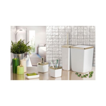 Primanova Toskana Banyo Seti / Beyaz-Altın Çerçeve M-SAS01-01A