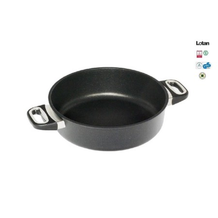 Amt 32 Cm Cam Kapaklı Kısa Tencere