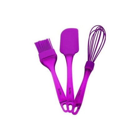 Tantitoni 04-08 Mor Renkli Silikon 3 lü Hazırlık Seti SOFT SET3M