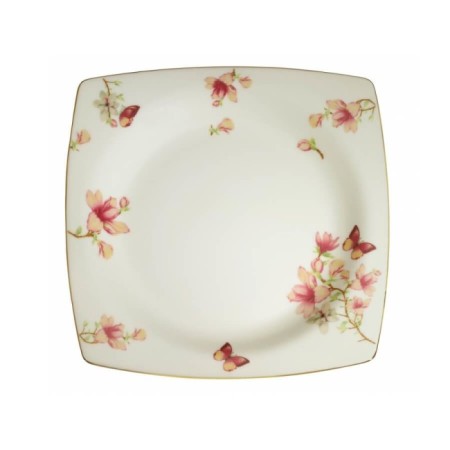 Kütahya Porselen BNMR36KH4209955 Bone Mare 6 Kişilik 36 Parça Kare Kahvaltı Takımı