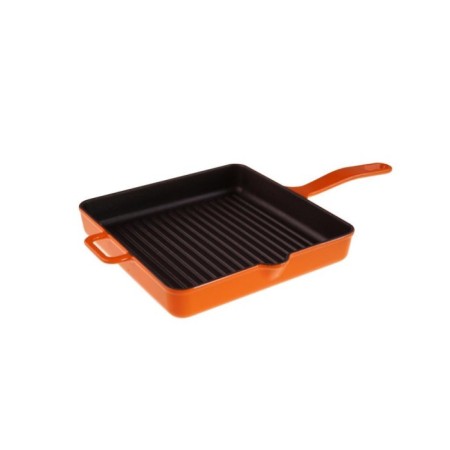 Taşev Caste Turuncu 25 Cm Grill Tava T1871