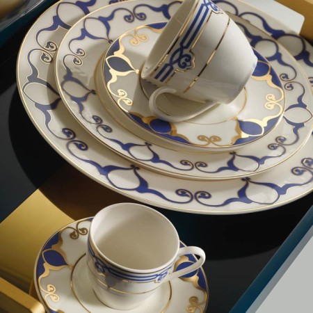 Kütahya Porselen BNKL86YT4301166816 Bone Kalıpso 12 Kişilik 86 Parça Yuvarlak Yemek Takımı