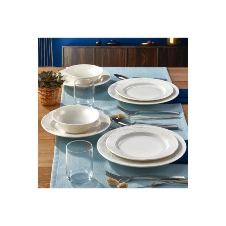 Güral Porselen GBSSFR82YT00 Safir 12 Kişilik 82 Parça Yemek Takımı