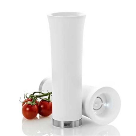 Adhoc Milano White 20 Cm Elektrikli Tuz Ve Biber Değirmeni Beyaz AH-EP45