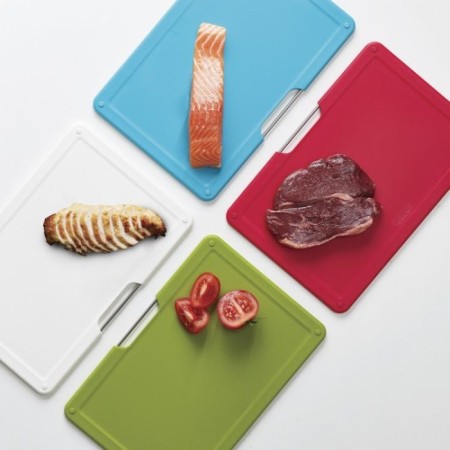 Joseph Joseph Folio Standlı Büyük Kesme Tahtası 4'Lü Gümüş 60187