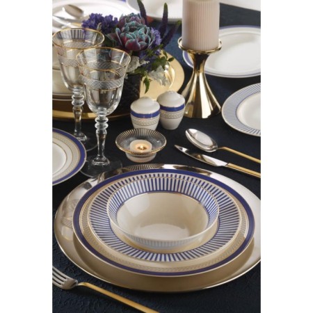 Kütahya Porselen INBNKL53YT43012049 İnci Bone Kalipso 12 Kişilik 53 Parça Yemek Takımı