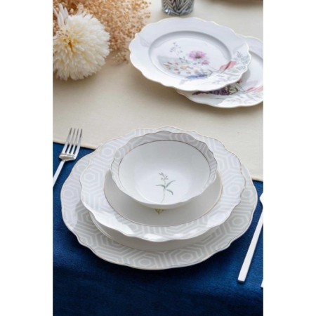 Acar Asena 6 Kişilik 24 Parça Yemek Takımı SCT-05440