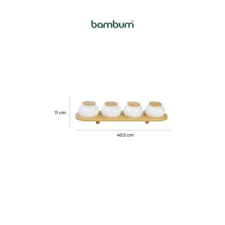 Bambum Simple 4'Lü Baharat Seti Standlı B5838