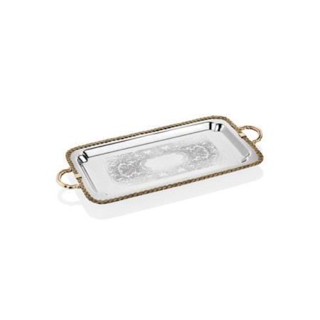 Lamedore Black Pearl Halatlı Uzun Tepsi 1MG-15645R