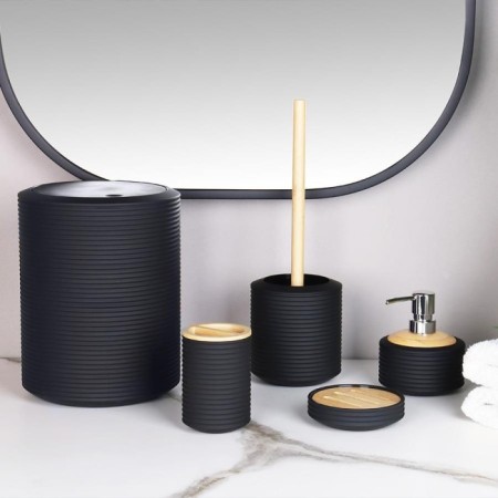 Arow Zoey Akrilik Banyo Seti Siyah TR-4400