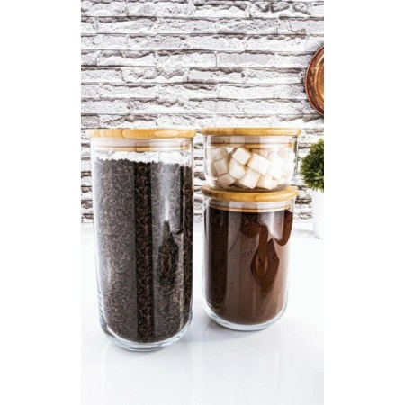Bambum Duo Cam Saklama Kabı 1300 Ml B4711