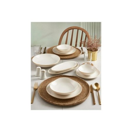 Güral Porselen GBSRD30YT30GD Roden Altın 6 Kişilik 30 Parça Yemek Takımı