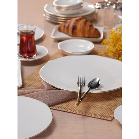 Maxx Doria Artemis Gold 6 Kişilik 25 Parça Kahvaltı Takımı PA2018