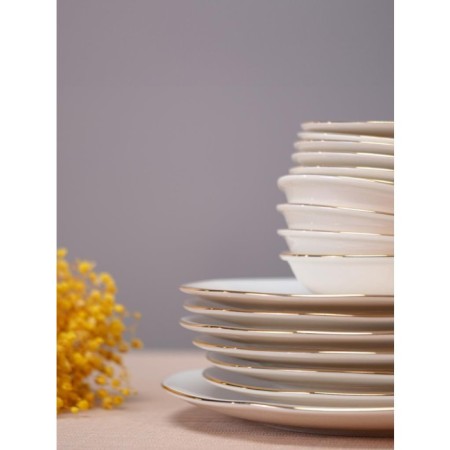 Maxx Doria Artemis Gold 6 Kişilik 25 Parça Kahvaltı Takımı PA2018