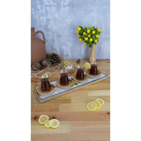 Bambum Kangura Dikdörtgen Tepsi Limon Büyük B5985