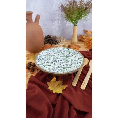 Bambum Kangura Ayaklı Sunum Yaprak Büyük B5977