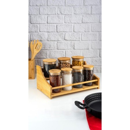 Bambum Paco 8 Parça 2 Katlı Standlı Baharatlık Seti B5789