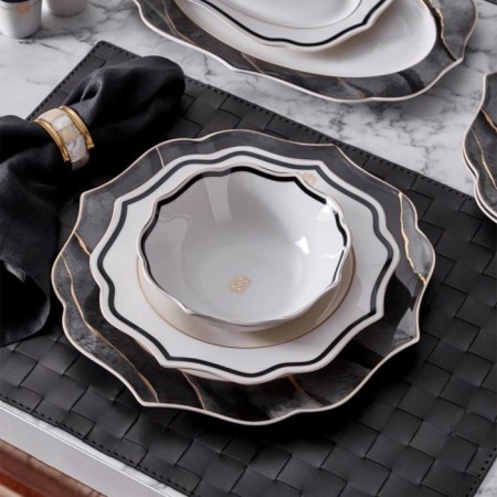Neva Marble Plus Romantik 6 Kişilik 28 Parça Yemek Takımı N3246