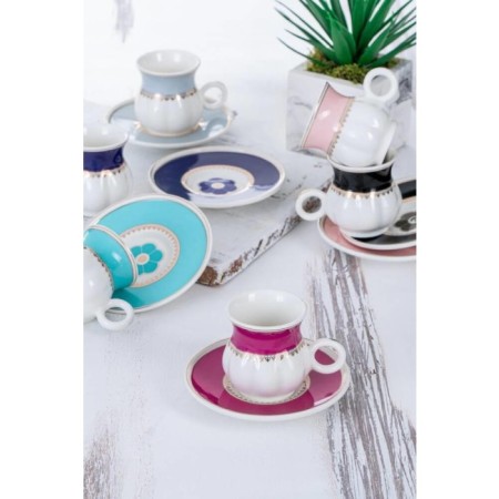 Acar Carina 6'Lı Kahve Fincan Takımı RY-05120