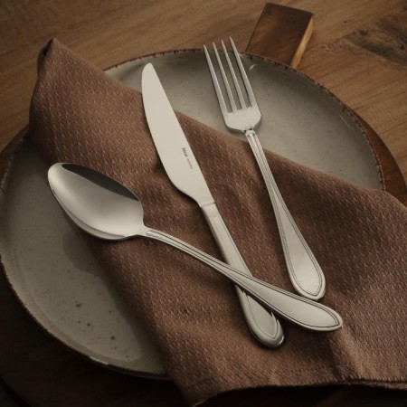 Hisar Avşa Sade 12 Kişilik 84 Parça Çatal Kaşık Bıçak Seti