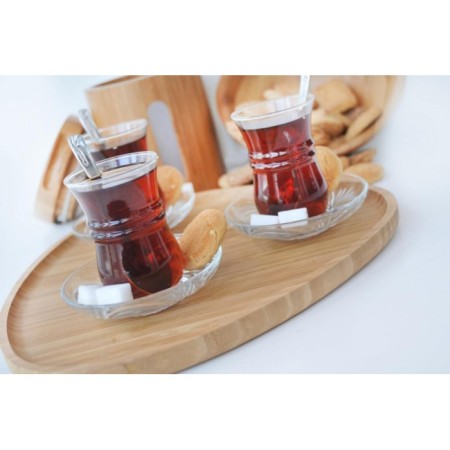 Bambum Macchiato Üçgen Büyük Tepsi BTU001