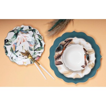 Arow Pink More 6 Kişilik 24 Parça Yemek Takımı TR-3011