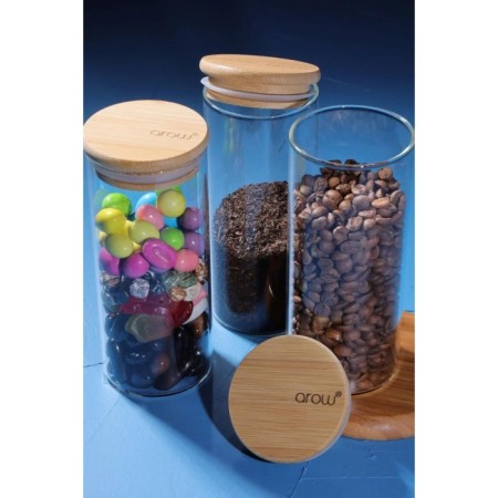 Arow Betsy Bambu Kapaklı Kavanoz 400 Ml TR-3982