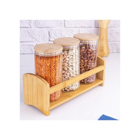 Bambum Jack 4 Parça Standlı Baharatlık Seti B5588