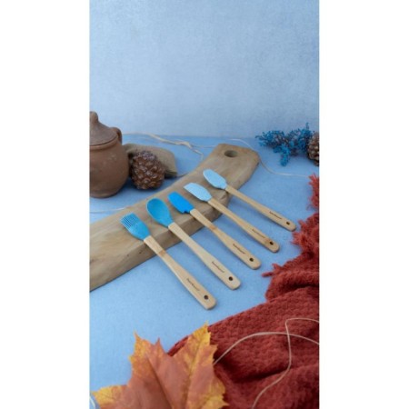 Bambum Zolly 5'Li Spatula Seti Mavi B5935