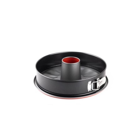 Tantitoni Kırmızı Tabanlı Kelepçeli Tüplü Kek Kalıbı 26 Cm SK90226K