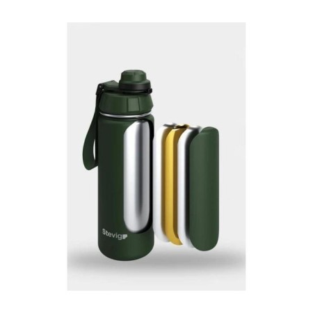 Stevıg 1 Hand Leak Proof Sızdırmaz Çelik Termos 500 Ml Green ST-208