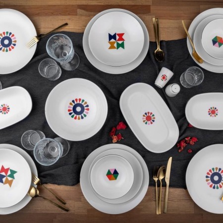 Aryıldız Klaus 6 Kişilik 30 Parça Yemek Takımı