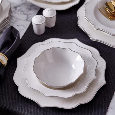 Neva Yasmin Romantik 6 Kişilik 28 Parça Yemek Takımı N3243