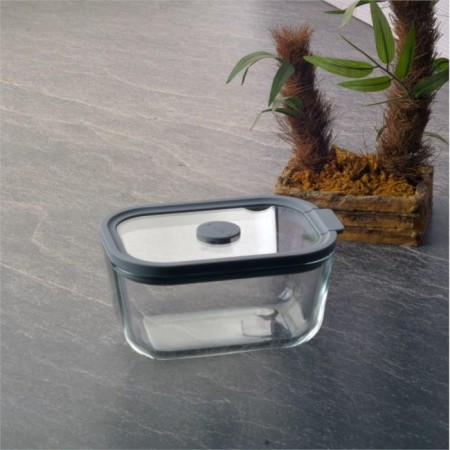 Tohana Silikon Cam Kapaklı Saklama Kabı 470 Ml THN83380