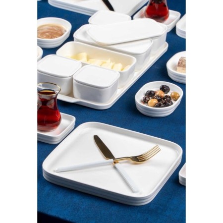 Acar Bıanco Perla Collectıon 6 Kişilik 30 Parça Kahvaltı Takımı SCT012190/1