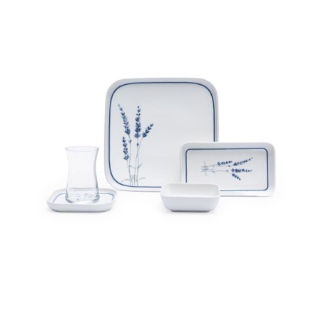 Maxx Doria Vega Lavandula 6 Kişilik 24 Parça Kahvaltı Takımı PA2141