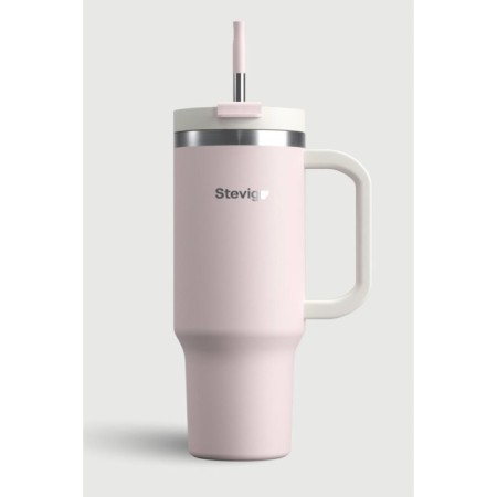 Stevıg 2 Moods Tuck-In Tumbler Sızdırmaz Çelik Termos 900 Ml Petal Pınk ST-241