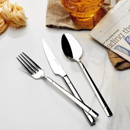 Hisar Optima Alaçatı Sade 12 Kişilik 72 Parça Çatal Kaşık Bıçak Seti