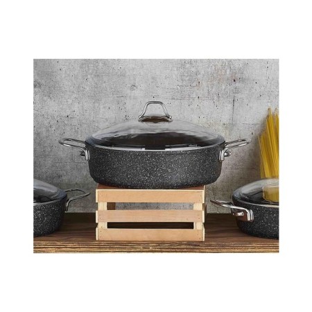 Falez Black Lıne 28 cm Kısa Tencere BLN 3007