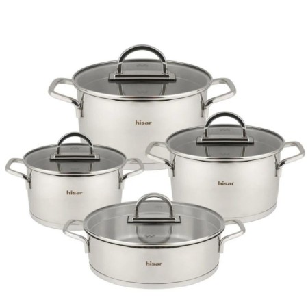 Hisar Luna 8 Parça Tencere Takımı
