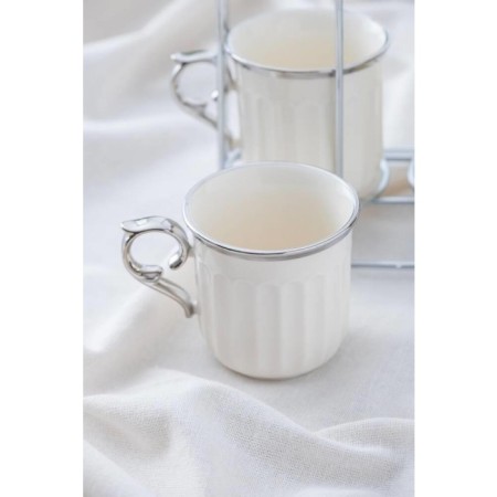 Acar Maya Porselen Standlı 4'Lü Kupa PORJ-05218