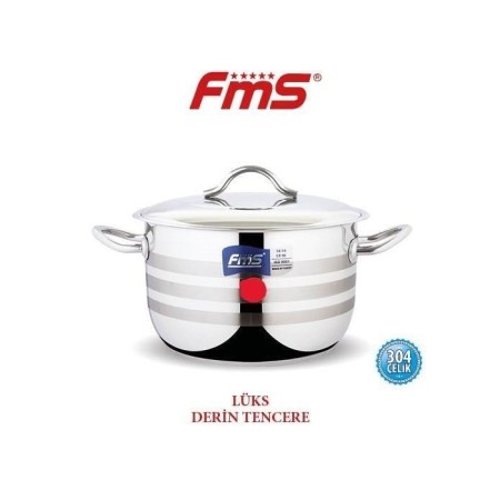 Fms Çelik Lüx Derin Tencere 26 Cm 1005