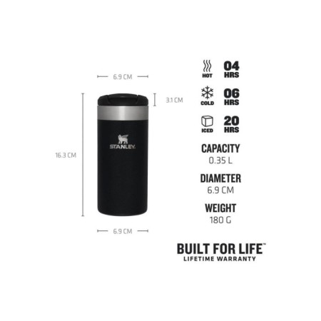 Stanley The AeroLight Transit Termos Bardak 0.35 Lt Black