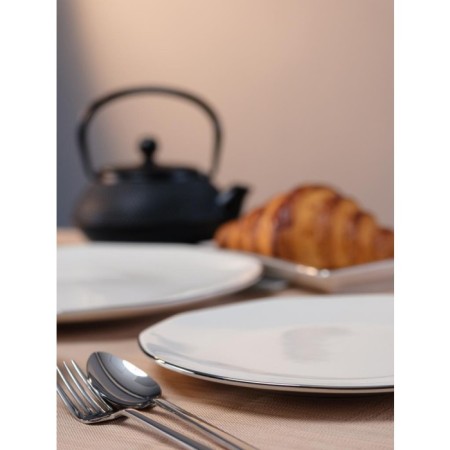 Maxx Doria Artemis Platinum 6 Kişilik 25 Parça Kahvaltı Takımı PA2019